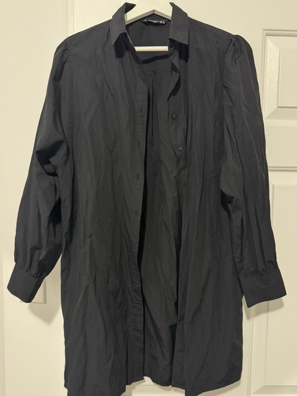 stradivarius Black Classic Shirt Jacket